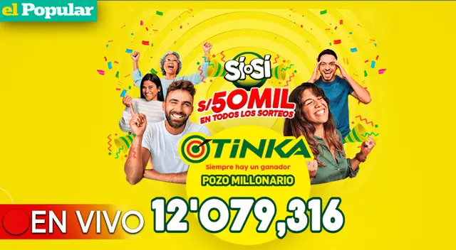 Conoce el nuevo monto del pozo millonario de La Tinka.