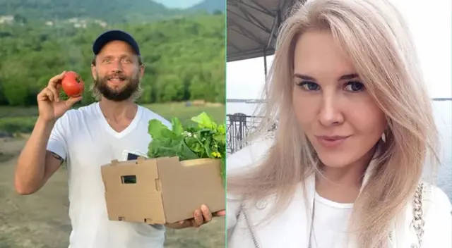 La pareja de influencers rusos creía fielmente en la alimentación solar.