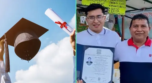 Joven se muestra agardecido con su padre por ayudarlo a estudiar. Joven se muestra agardecido con su padre por ayudarlo a estudiar.