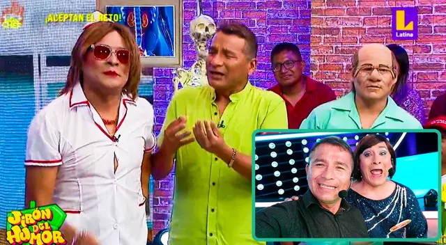 'Chino Risas' revive una vez más secuencia con Jhonny Carpincho asumiendo el papel de 'La Bibi'.