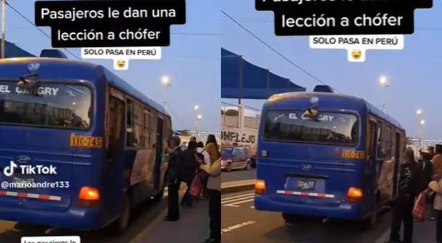 El chófer habría tenido una actitud desafiante con los pasajeros ante sus reclamos. El chófer habría tenido una actitud desafiante con los pasajeros ante sus reclamos.