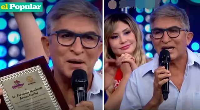 Fernando Armas recibe homenaje en 'El Reventonazo' y se conmueve: "Moriré en el escenario" Fernando Armas recibe homenaje en 'El Reventonazo' y se conmueve: "Moriré en el escenario"