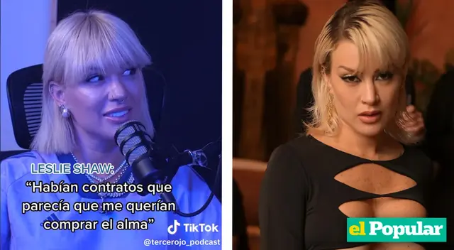 Leslie Shaw reveló extraños datos de contratos que le ofrecieron