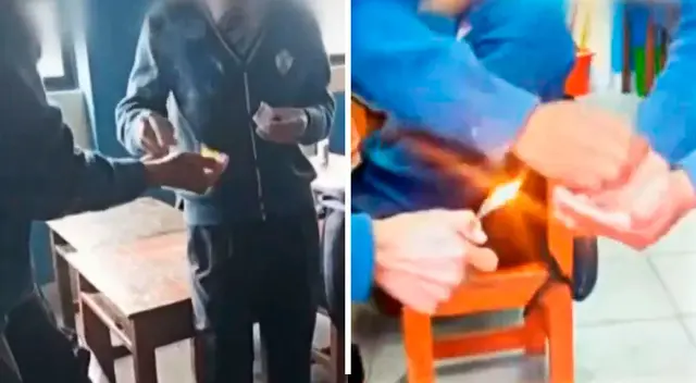 El hecho ocurrido dentro de un colegio ubicado en La Libertad pudo terminar en una tragedia.