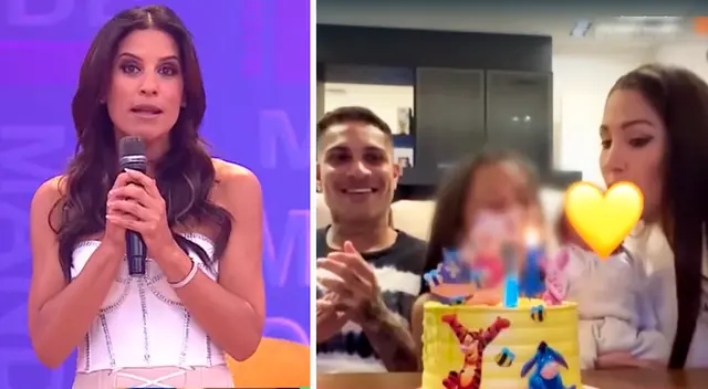 María Pía Copello impactada con la exposición de Paolo Guerrero. María Pía Copello impactada con la exposición de Paolo Guerrero.