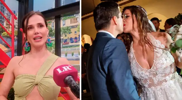 Maju Mantilla felicita a Verónica Linares por su boda.