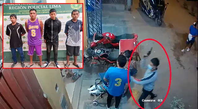 Sujetos capturados tras robar en una pollería.