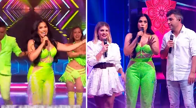 Maricarmen Marín se lució en el set de Esto es Guerra.