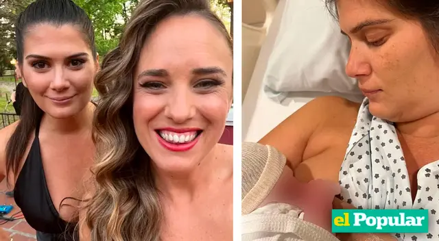 Jazmín Beccar se convirtió en mamá junto a su novia