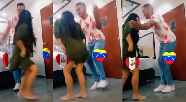 Baile de los jóvenes al ritmo de huayno se hizo viral en las redes sociales.