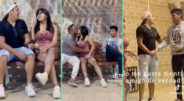 El ciudadano peruano se mostró indignado al ver la supuesta infidelidad de la venezolana. El ciudadano peruano se mostró indignado al ver la supuesta infidelidad de la venezolana.