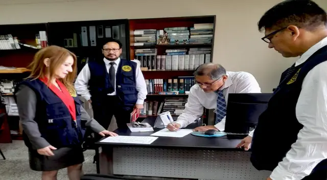 El jefe de la OCMA, Ulises Yaya Zumaeta visitó Corte Del Santa