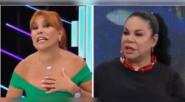 Eva Ayllón se reencuentra con Magaly Medina. Eva Ayllón se reencuentra con Magaly Medina.