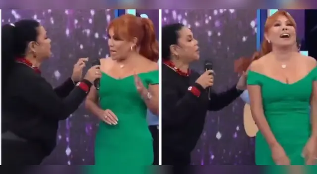 Magaly Medina canta junto a Eva Ayllón