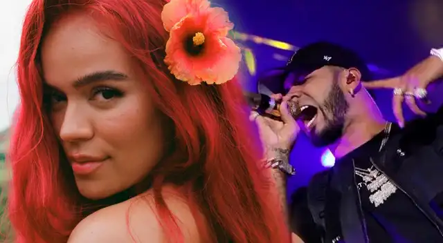 Usuarios reaccionan a dedicatoria de Anuel AA a Karol G.