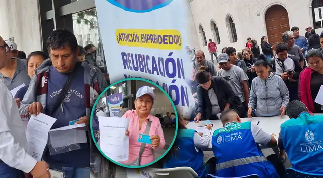 Vendedores informales pasarán a la formalidad, gracias a la reubicación de la Municipalidad de Lima.