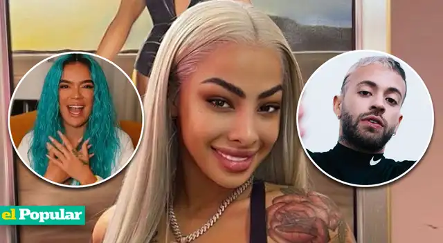 Yailín se dejó ver  bailando y cantando las canciones de la 'Bichota' y el Ferxxo en plena fiesta.