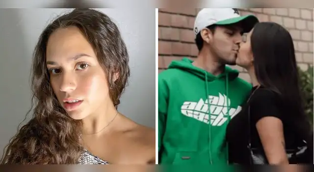 Gianella Marquina muestra detalle de su novio.