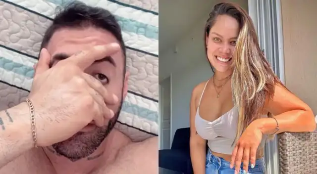 Sebastián Lizarzaburu está al cuidado de su hija Maia en ausencia de Andrea San Martín.