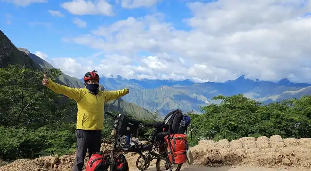 El surcoreano quedó encantado con la  naturaleza peruana.