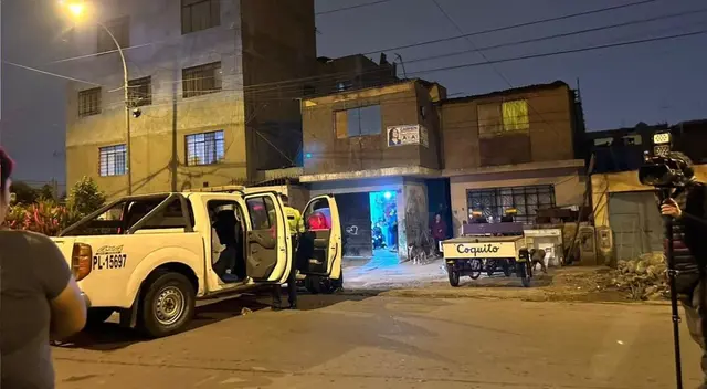 Lugar donde sicarios perpetraron el crimen en El Agustino. Lugar donde sicarios perpetraron el crimen en El Agustino.