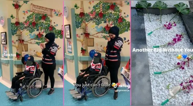 La madre de familia reveló que tuvo que mentir a su pequeño para que se vaya con una sonrisa al cielo.