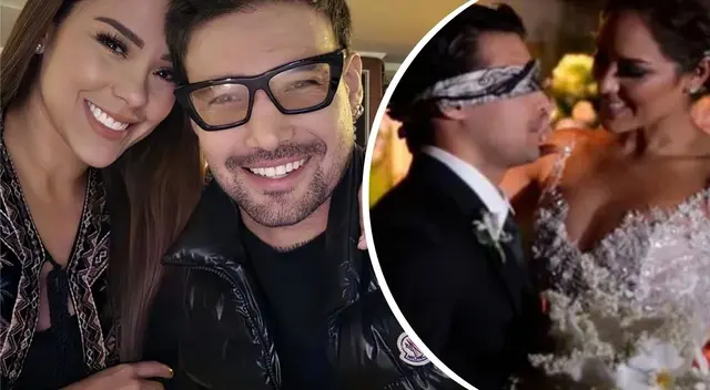 Karen Schwarz y Ezio Oliva a pocos días de celebrar su matrimonio religioso.