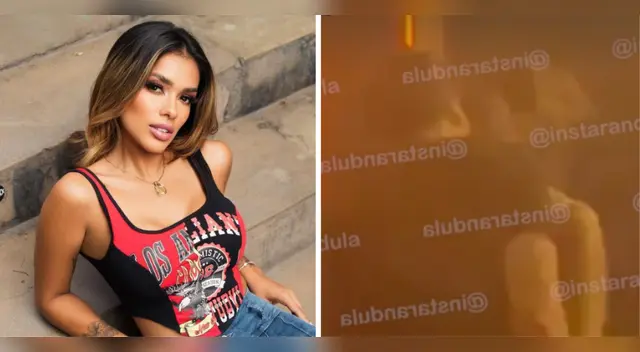 Shirley Arica se besa con guapo galán.