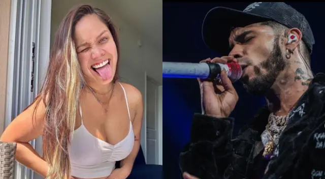 Andrea San Martín cumple sueño de conocer a Anuel AA. Andrea San Martín cumple sueño de conocer a Anuel AA.