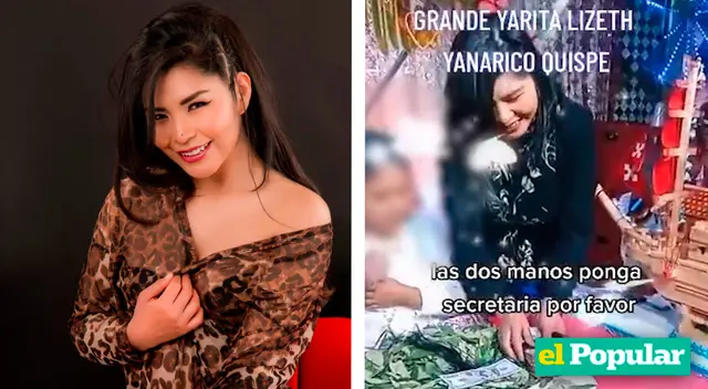 Yarita Lizeth sorprende con fajo de dinero en corte de cabello en Puno