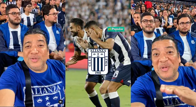 Alianza Lima ganó y Carlos Vílchez festejó. Alianza Lima ganó y Carlos Vílchez festejó.