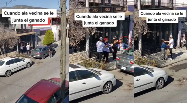 La joven fue increpada por su cuatro amantes al descubrir su infidelidad. La joven fue increpada por su cuatro amantes al descubrir su infidelidad.