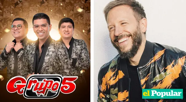 Grupo 5 anuncia colaboración con Noel Schajris. Grupo 5 anuncia colaboración con Noel Schajris.