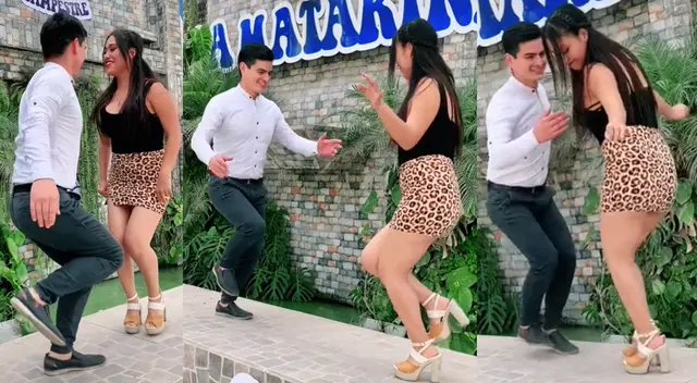 Jóvenes se robaron el show con su singular baile al ritmo de huayno cajamarquino.