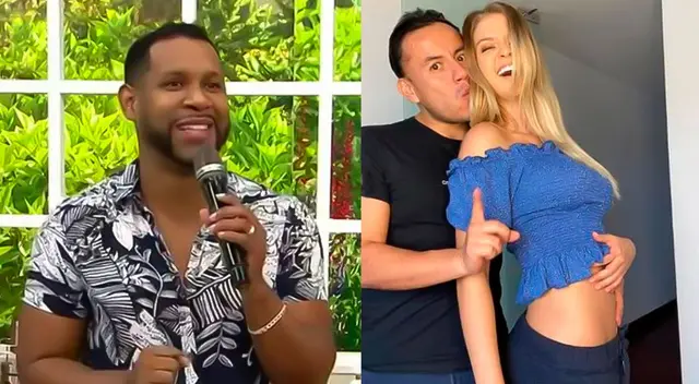 Giselo confirma en vivo embarazo de Brunella Horna Giselo confirma en vivo embarazo de Brunella Horna