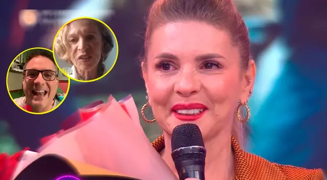 Johanna San Miguel se emocionó con sorpresa.