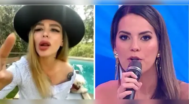 Valeria Piazza y Angie Jibaja enfrentadas.