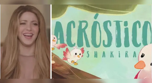 SHakira emociona con la letra de 'Acróstico'.