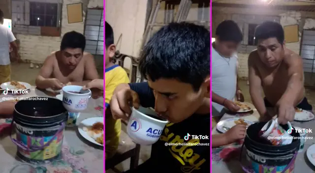 La tierna escena de la familia peruana es viral en TikTok. La tierna escena de la familia peruana es viral en TikTok.