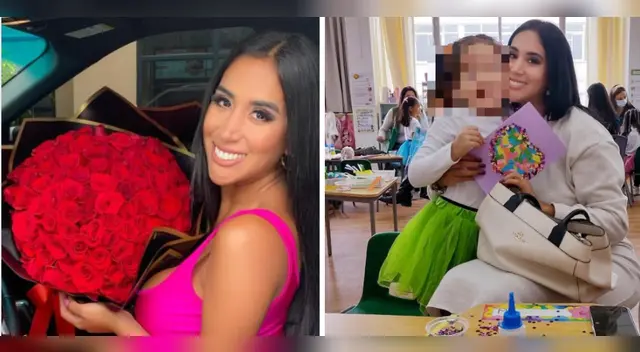 Melissa Paredes celebra el Día de la Madre.