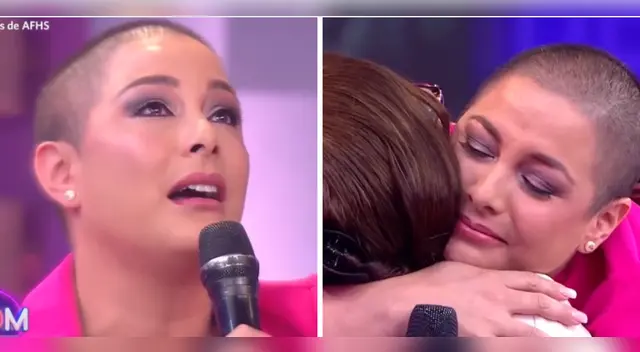 Natalia Salas y su mamá protagonizan emotivo momento.