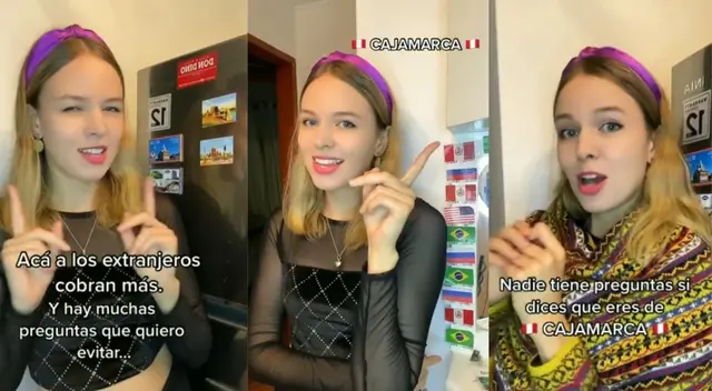 La joven rusa sabe cómo despistar sus apariencia a los peruanos. La joven rusa sabe cómo despistar sus apariencia a los peruanos.