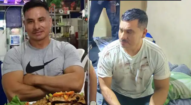 A la derecha el empresario cevichero recien rescatado. A la derecha el empresario cevichero recien rescatado.