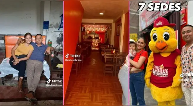 Una pareja peruana decidió emprender en una pollería y arrasan en TikTok con su historia.