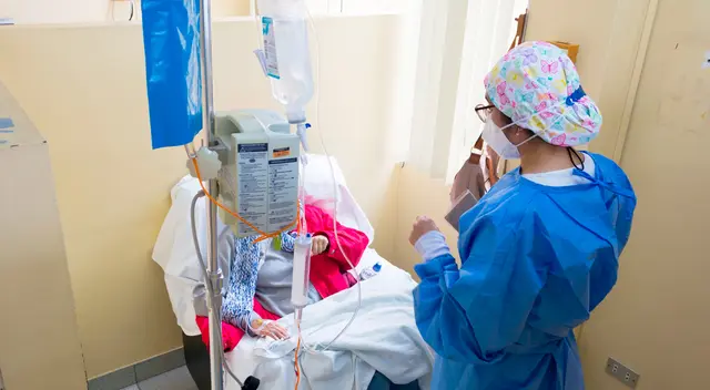 Cobertura total del SIS en pacientes con cáncer.