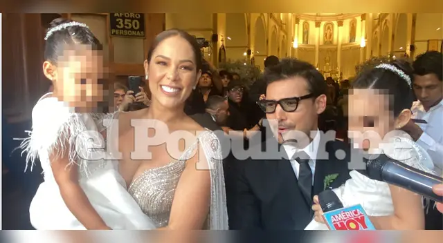 Karen Schwarz y Ezio Oliva se casaron por religioso. Karen Schwarz y Ezio Oliva se casaron por religioso.