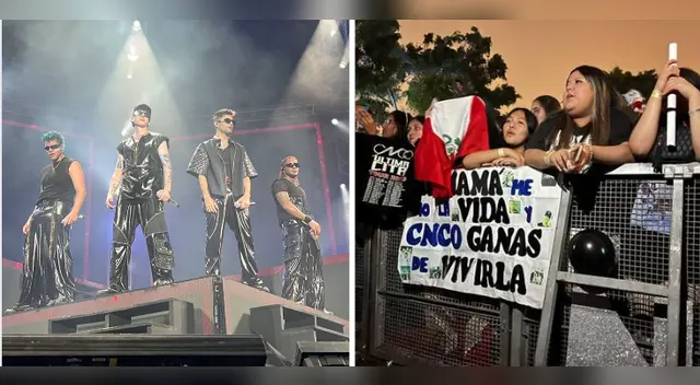 CNCO se despidió de Perú con concierto en Lima. CNCO se despidió de Perú con concierto en Lima.