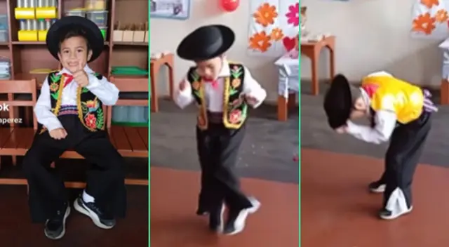 Los singulares pasos de baile enternecieron a miles de usuarios. Los singulares pasos de baile enternecieron a miles de usuarios.