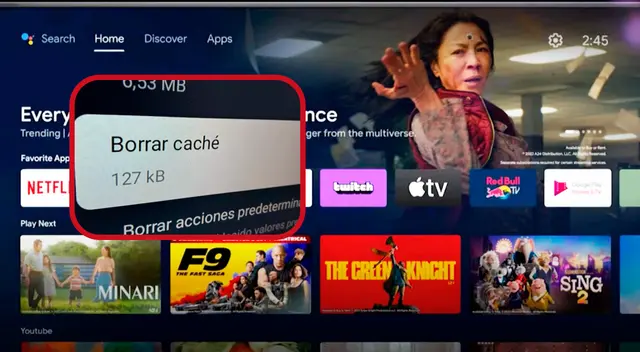 Conoce qué aplicaciones eliminar para tener más espacio en tu Smart TV.