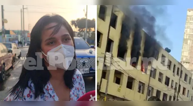 Daniela Darcourt ayuda tras incendio de la casa de su tío.